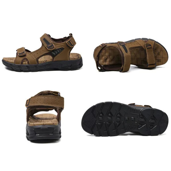 leather sandals, summer sandals, outdoor sandals, lightweight sandals, casual sandals