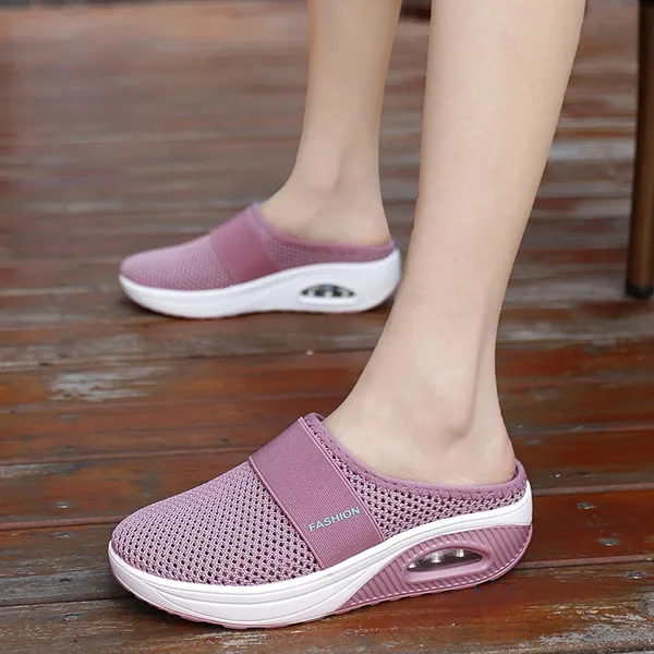 slip on women, air cushion sandals, lightweight sandals